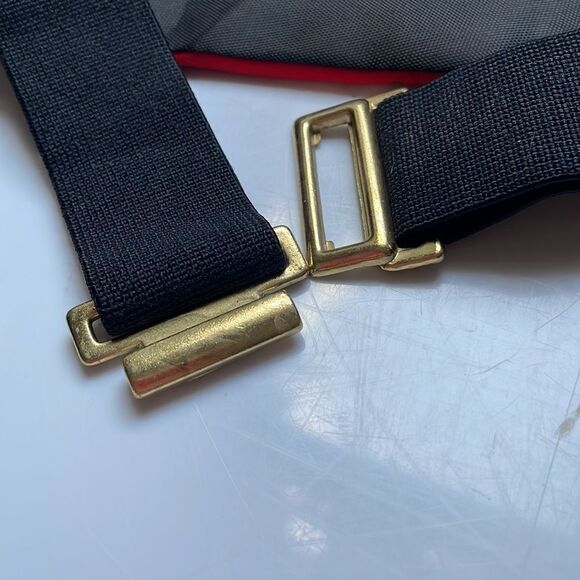 Red satin cummerbund - Picture 4 of 4